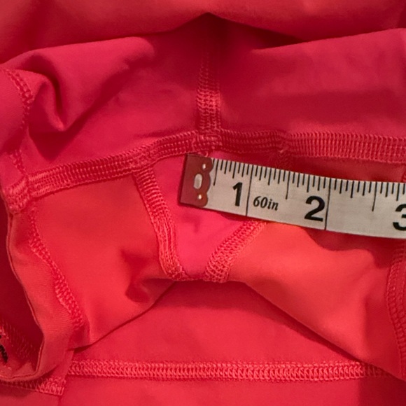 Lululemon Athletica Side Pleat Bright Coral Hot Pink Tennis Skirt - Picture 6 of 7